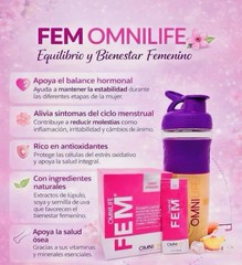 Omnilife FEM Vitamin Mineral Antioxidant Powder Sachets Artificial Peach 30 Pack
