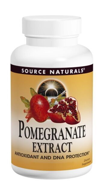 Source Naturals, Pomegranate Extract 500mg/ serving – 240 Tablet
