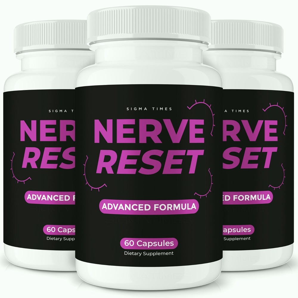 Nerve Reset Capsules, NerveReset Supplement for Nerve Health Support – 3 Pack