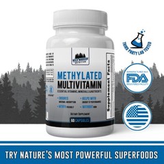 Methylated Multivitamin – Without Iron | Methylfolate | Methylcobalamin