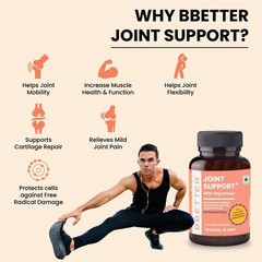 3 Pack B.BETTER Joint Support MSM Tablets 60 Count