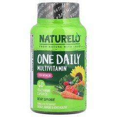 2 X NATURELO, One Daily Multivitamin for Women, 60 Vegetarian Capsules