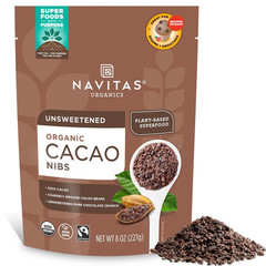 Cacao Nibs – Unsweetened Dark Chocolate Crunch – Antioxidants, Minerals, Fiber –