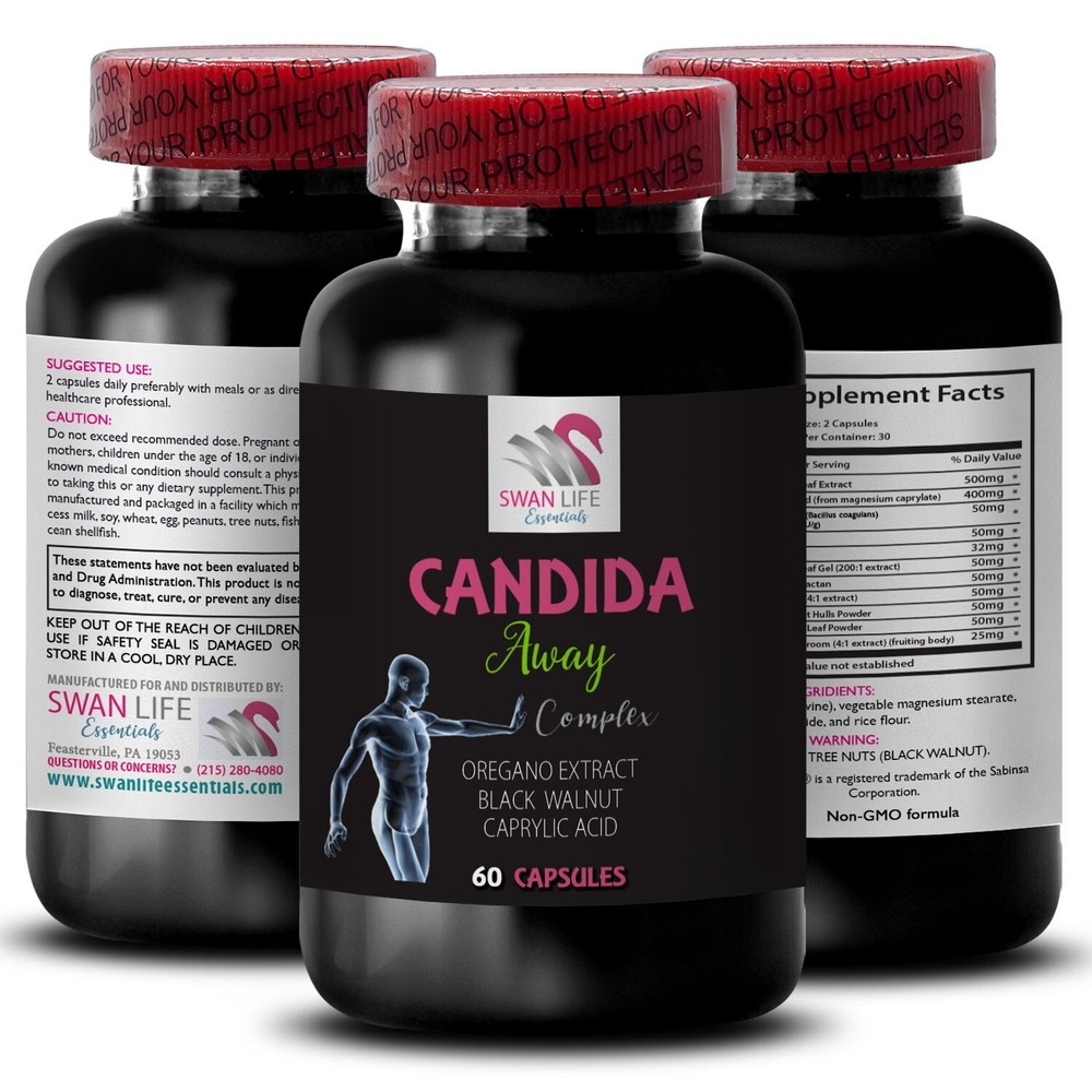 CANDIDA COMPLEX – Aloe Vera Leaf – Caprylic acid – Reishi mushroom extract 1B