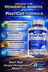 FENFAST VALUE Pack! (3 Bottles 360 Tablets) Weight Loss Pills with Energy