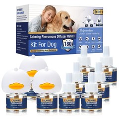 Dog Pheromones Calming Diffuser Kit Appeasing Pheromone Diffuser to Calm (3 P…