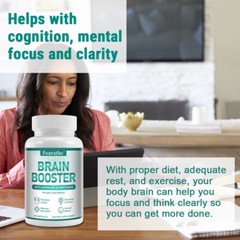 Brain Booster Nootropic Memory & Focus Function, Clarity Cognitive Supplement