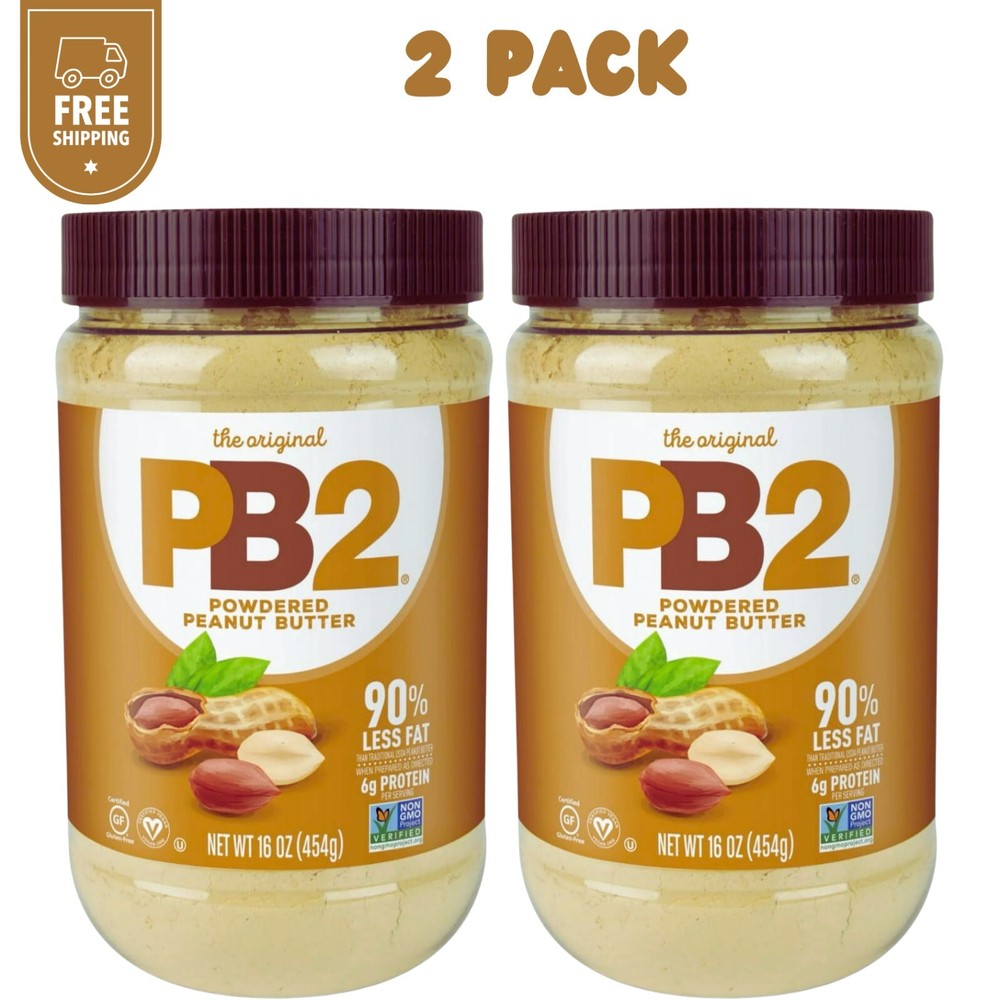 PB2 Powdered Peanut Butter, 16 oz (2 pack)