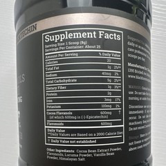 Black Forest Cocoa Flavanols & Flavonoids Powder Vegan 7.05oz Exp 08/2028