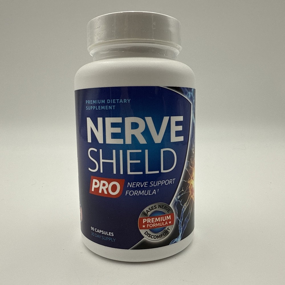Nerve Shield Pro 90 Capsules Nerve Support Formula Ease Nerve Discomfort New