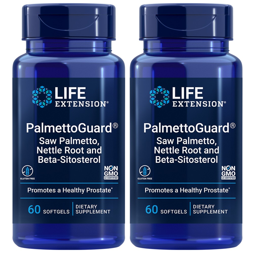 Palmetto Guard/Stinging Nettle Root with Beta-Sitosterol 2X60 Life Extension