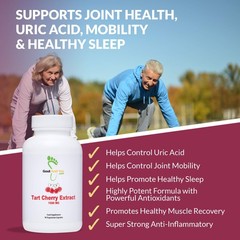 Tart Cherry Extract | 3000 mg Per Serving | 90 Count (Pack of 1)