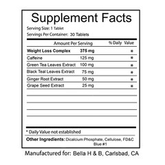 ApetiX TABLETS Appetite Suppressant, Metabolism Booster and Weight Loss