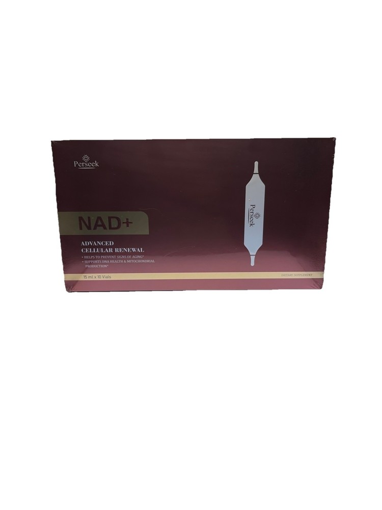 Perseek NAD+ Advanced Cellular Renewal 15ml x10 Vials Burgundy