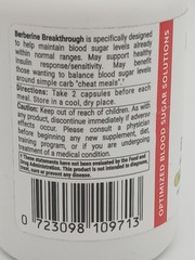 BiOptimizers Berberine Breakthrough 60 Veggie Caps | Version 2.0
