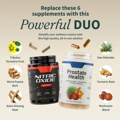 L-Citrulline Prostate Health Bundle, Nitric Oxide Booster – L-Arginine