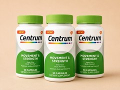 3X CENTRUM Movement & Strength Multivitamin Hyaluronic Acid, Vitamin D & Copper