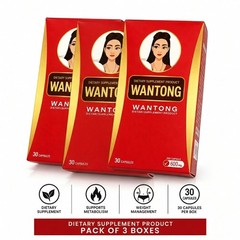 3X Dietary Supplement Weight Management Cleansing Detox 30 Caps Wanthong.