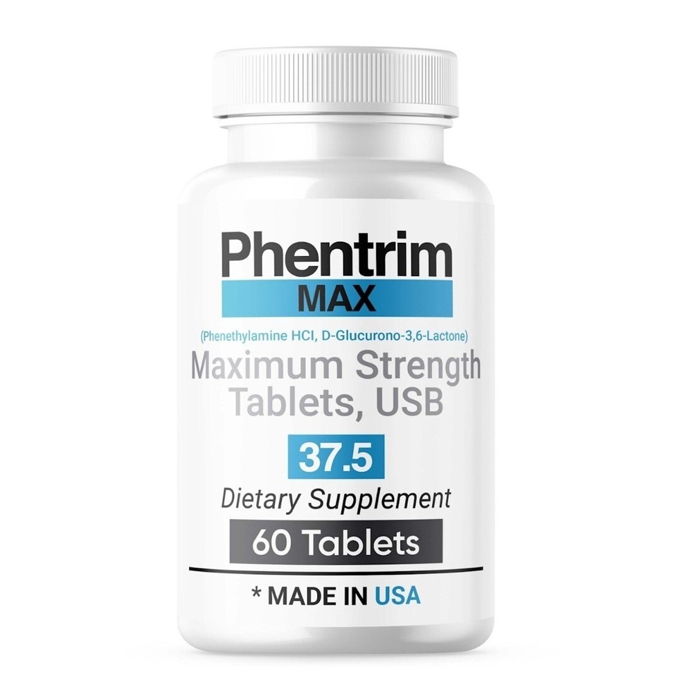 Phentrim Max 37.5 Max Strenght appetite suppressant energy tablet
