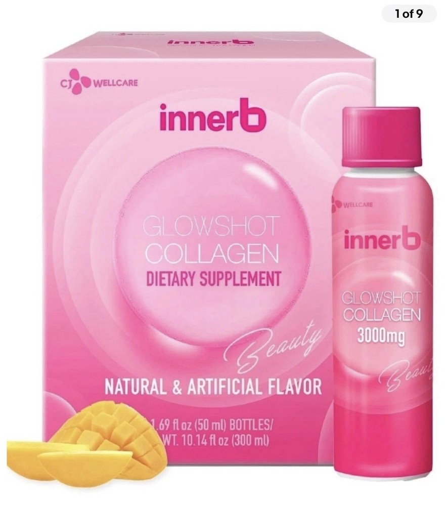 CJ Wellcare Innerb Glowshot Collagen 10.1 fl oz 6 Servings – Marine Liquid Co…