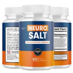 NeuroSalt Nerve Support Supplement Capsules Pink Salt Trick Botanical 1 Pack 60C