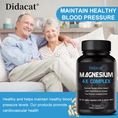 4x Magnesium Complex 200mg – Gluten Free and Non-GMO