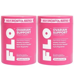 2 BOTTLES-O Positiv FLO Ovarian Support Vitamin-Women’s Ovarian Health & Hormone