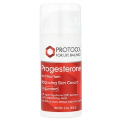 2 X Protocol for Life Balance, Progesterone, Balancing Skin Cream, Unscented, 3