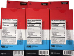 6 Prime Ice Pop Powder Hydration Electrolyte Boxes 36 Total Packets Exp: 04/2027