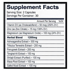 (3 Pack) Ultra Peak XL Man’s Advanced Male Support Supplement – 180 capsules