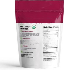 Nitric Oxide Organic Beet Root Powder Super Beets Superfood Supplement