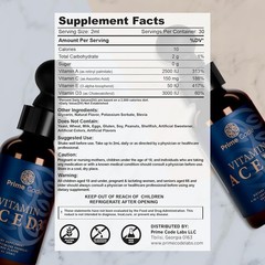 Liquid Vitamin B1 Drops with Vitamin B3 B6&B12,Liquid Vitamin A Supplement for W
