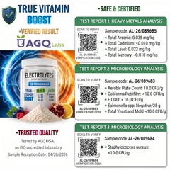 Electrolyte Complex Hydration Powder 12 Minerals + 6 Vitamins Cherry Pomegranate