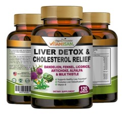 Liver Health Support Supplement Liver Cleanse Detox & Repair 120 capsules health
