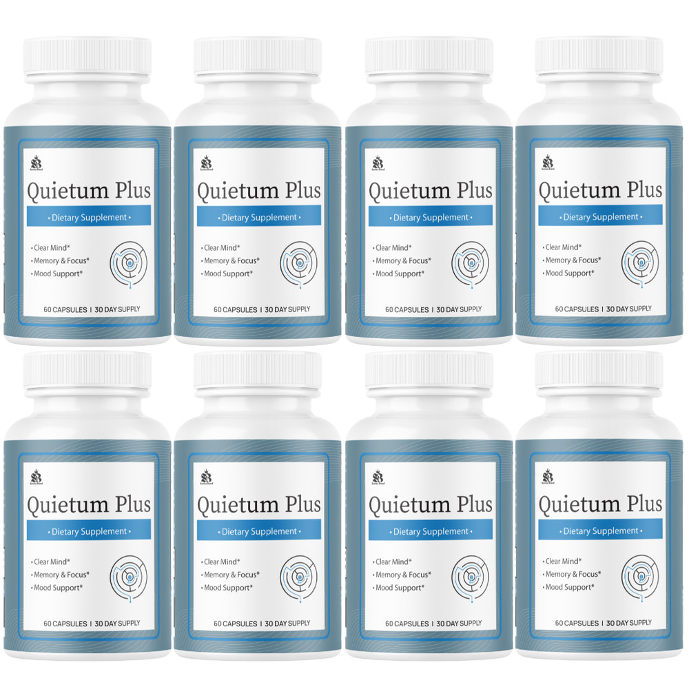 Quietum Plus Advanced Supplement Formula Healthy Ear Official- 8 Bottles
