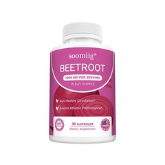 Beetroot Capsules 1000mg (Beta vulgaris) Organic Beet Root Dietary Supplement