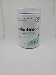 ColonBroom Psyllium Husk Powder Strawberry Flavor 60 Servings Dietary Supplement