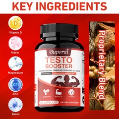 Testo Booster 240pcs – Relieve Stress, Enhance Athletic Performance & Muscle