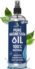 Organic Magnesium Spray 8oz – Extra Strength for Pain Relief & Better Sleep