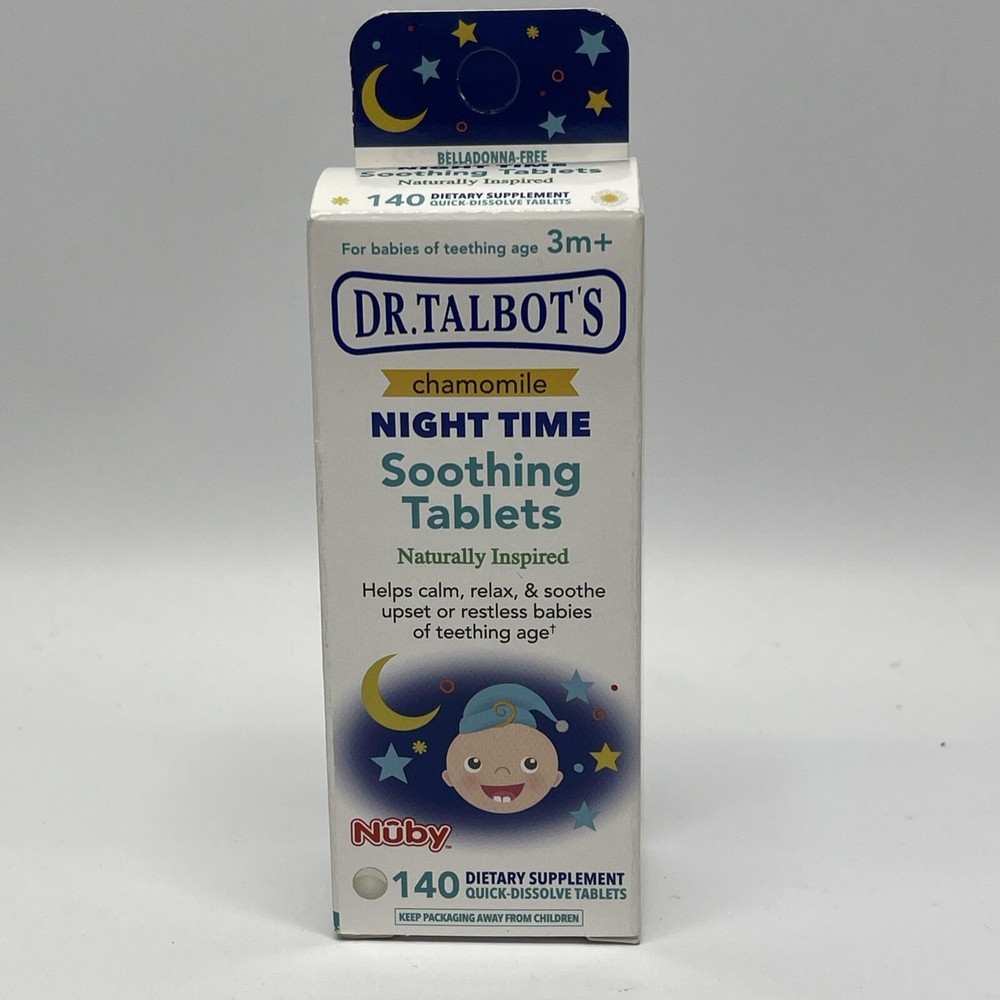 Dr. Talbot’s Night Time Chamomile Soothing Tablets Quick Dissolve 140 Count 5/26