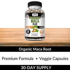 MACA Plus Supplement 60ct, Assist Sexual Well-being, Healthy Energy & Endurance