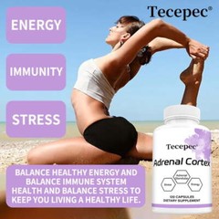 Adrenal Cortex Supplements – Support for Balanced Energy, 120 Capsules