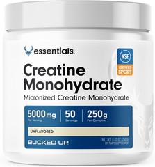 Bucked Up Micronized Creatine Powder 50 Servings Gluten Free Non Gmo