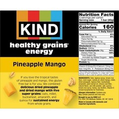 KIND Healthy Grains Energy Bars, Pineapple Mango