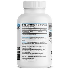 Bronson Tart Cherry Maximum Strength 7600 mg, 180 Vegetarian Capsules