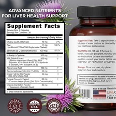 LIVEGOOD Liver Support Supplement for Liver Cleanse Detox, Milk Thistle and D…
