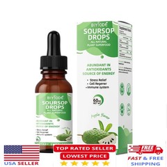 Soursop Drops 60ml Antioxidant Support Digestion Wellness for Adults