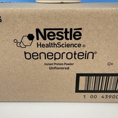 Nestle Beneprotein Protein Supplement Unflavored 8 oz Case 6 Count EXP 06/2027