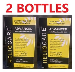 Heliocare Advanced With Nicotinamide B3 Skin Health 120 Capsules 2 BOTTLES