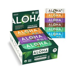 Organic Plant Based Protein Bars – 6 Flavor Variety Pack – 12 Count, 1.9oz Bars